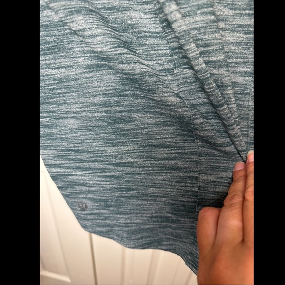 LULULEMON & Go Where To Dress Heathered Fuel Green Space Dye Rulu Knit Reflectiv - Picture 8 of 13